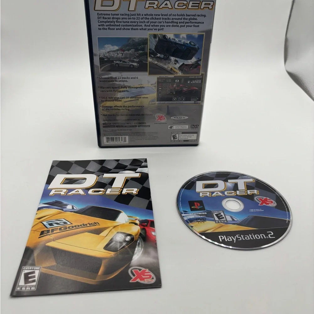 Sony PlayStation 2 DT Racer - Black and Yellow